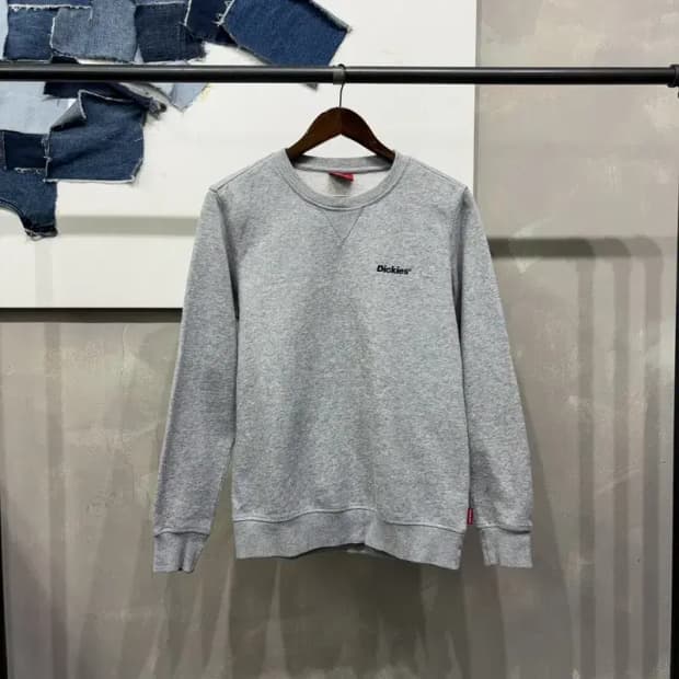 (95) 디키즈 캐주얼 자수 기모 맨투맨 긴팔 티