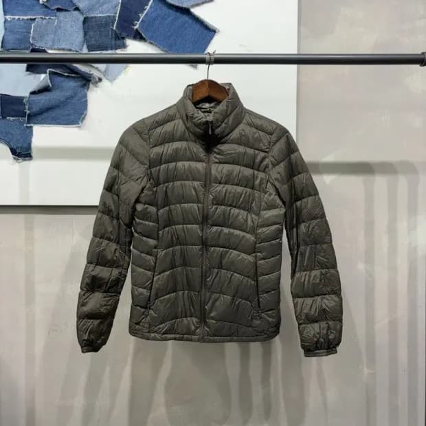 (85) 유니클로 여성 캐주얼 다운 경량패딩 자켓