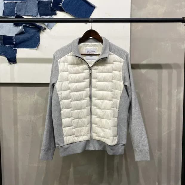 (100) 캘러웨이 골프 스포츠 구스다운 방풍 경량패딩 자켓