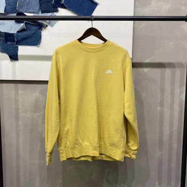 (105) 나이키 스트릿 캐주얼 자수 기모 맨투맨 긴팔 티