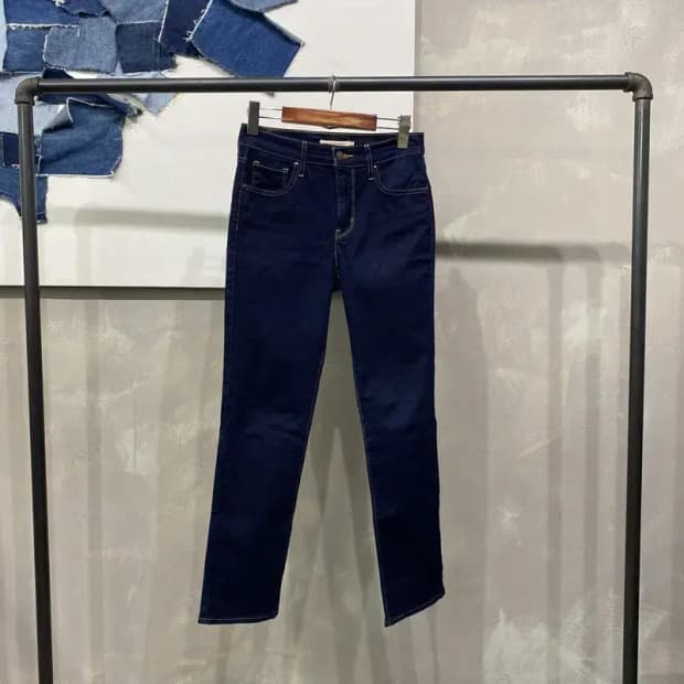 (26인치) 리바이스 724 여성 하이라이즈 스트레이트 스판 진청바지