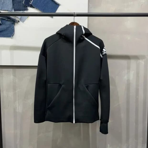 (90) 아디다스 운동 스포츠 테크팩 후드집업 자켓