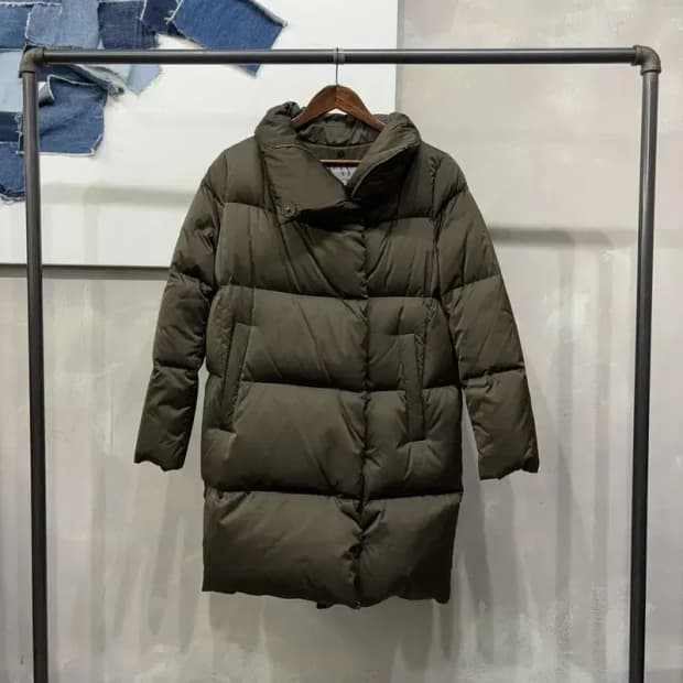 (55) 베라왕 여성 캐주얼 구스다운 거위털 푸퍼 롱패딩 코트