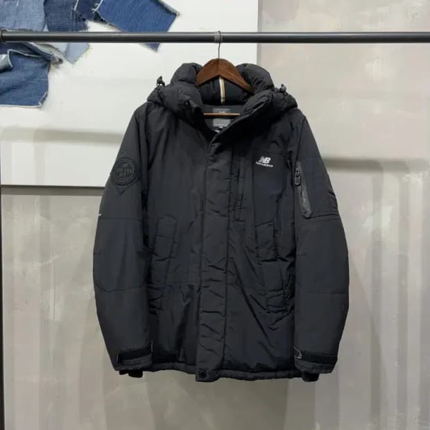 (95) 뉴발란스 캐주얼 덕다운 오리털 하프패딩