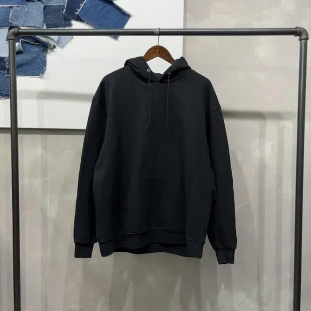 (110) 챔피온 캐주얼 스트릿 블랙 기모 후드티