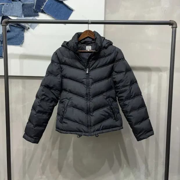 (100) 캘빈클라인 CK 여성 캐주얼 스트릿 후드 경량패딩