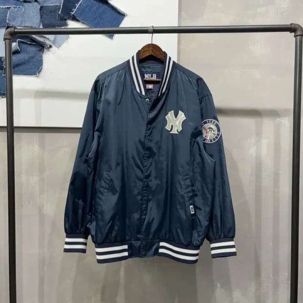 (110) MLB 뉴욕양키스 올드스쿨 야구잠바 바시티자켓