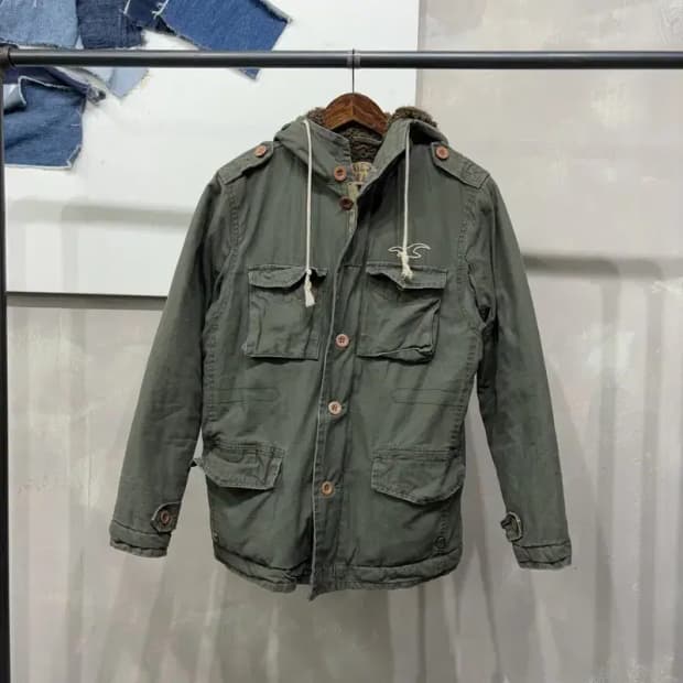 (95) 홀리스터 밀리터리 빈티지 양털 기모 필드 야상 자켓