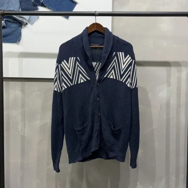 (105) 브룩스브라더스 캐주얼 클래식 숄카라 가디건