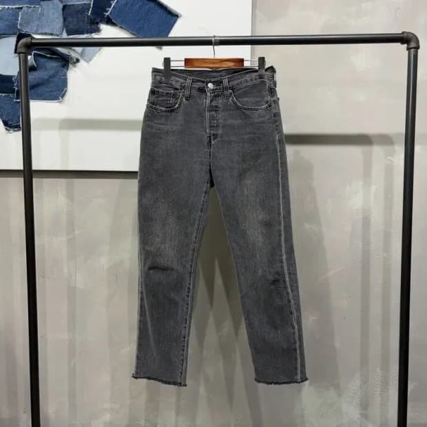 (26인치) 리바이스 501 여성 캐주얼 흑청바지 데님팬츠