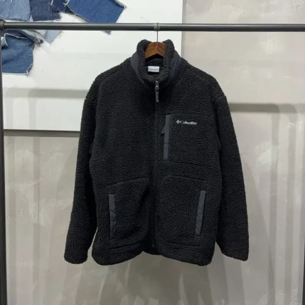 (105) 콜롬비아 아웃도어 양털 뽀글이 후리스 플리츠 자켓