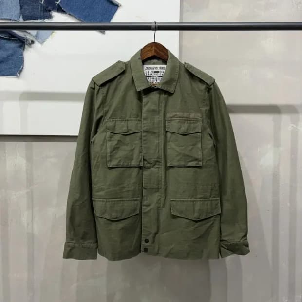 (100) 쟈딕앤볼테르 여성 밀리터리 헌팅 필드 야상 자켓