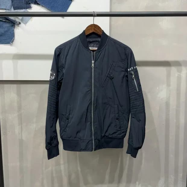 (95) 버커루 캐주얼 네이비 블루종 자켓