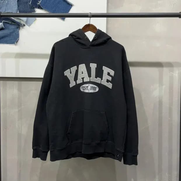 (105) 예일 캐주얼 스트릿 빅로고 후드티
