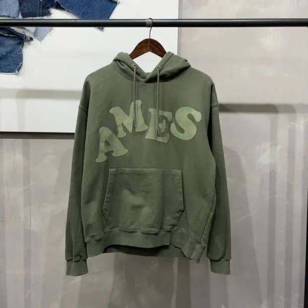 (100) 아메스 스트릿 캐주얼 빅프린팅 후드티
