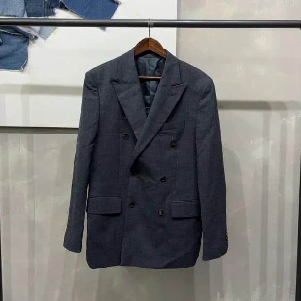 (105) 리버클래시 캐주얼 클래식 더블버튼 블레이저 자켓
