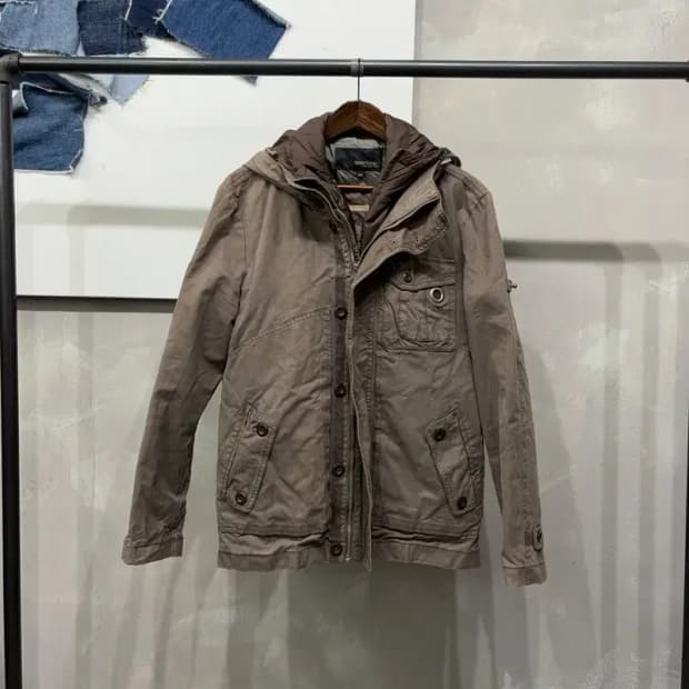 (100) 시리즈에피그램 캐주얼 포켓 내피 야상 자켓