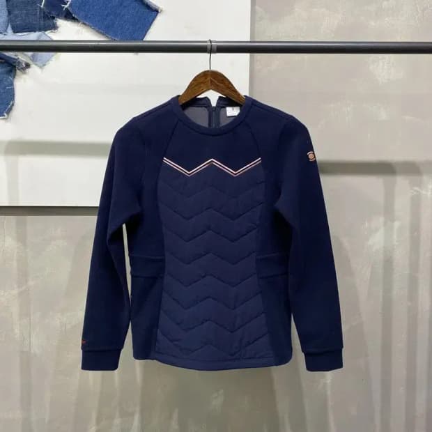 (90) 와이드앵글 여성 골프 경량 후리스 맨투맨 긴팔 티