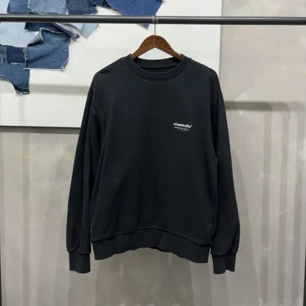 (105) 비바스튜디오 캐주얼 스트릿 프린팅 맨투맨 긴팔 티