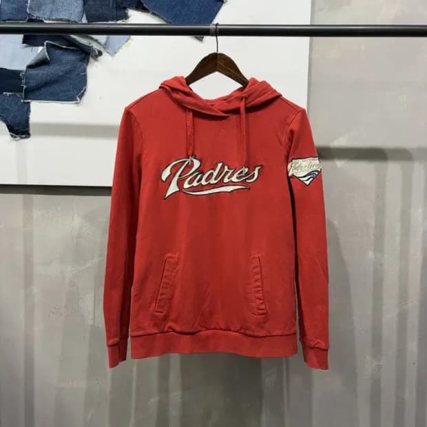 (90) MLB 여성 샌디에이고 캐주얼 자수 후드티