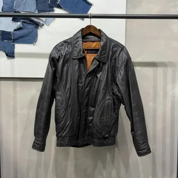 (105) SIXTH SENSE 빈티지 소가죽 A2 레더자켓