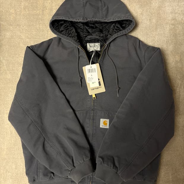 칼하트 og 액티브 자켓 stone canvas 새상품