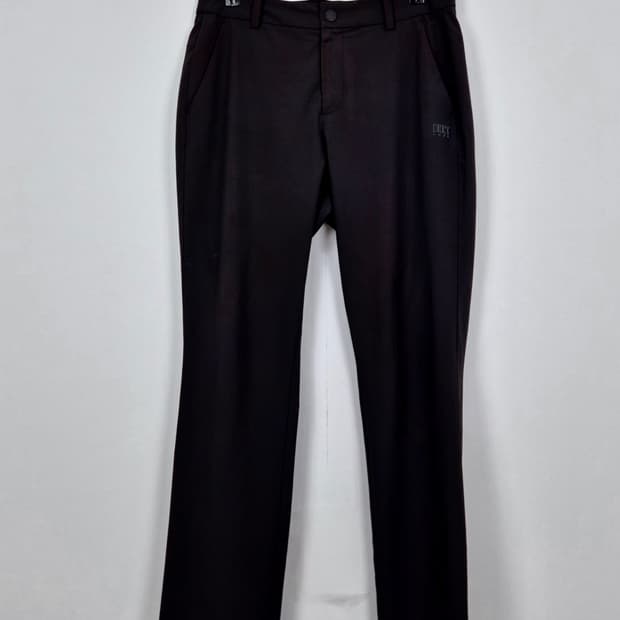 DKNY GOLF 블랙 스판 골프 슬림핏 팬츠