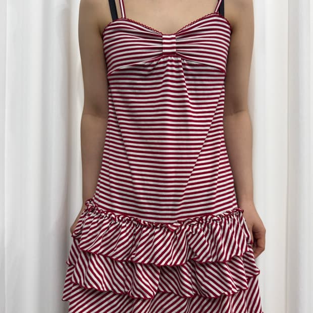 ribbon sleeveless