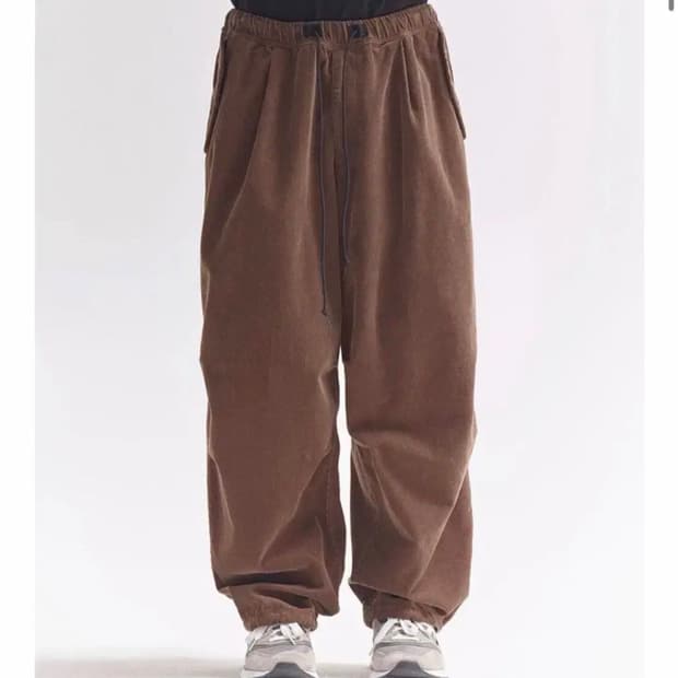 [2] 모이프 와이드 서비스 팬츠 브라운 코듀로이 moif