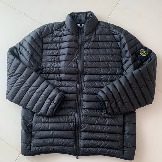 스톤아일랜드 22ss 룸우븐 라이트다운 경량 패딩 xl