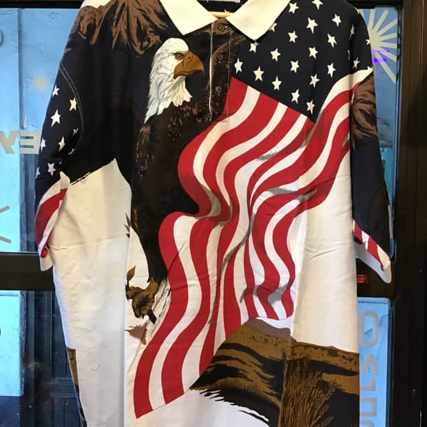 성조기 빈티지 카라티