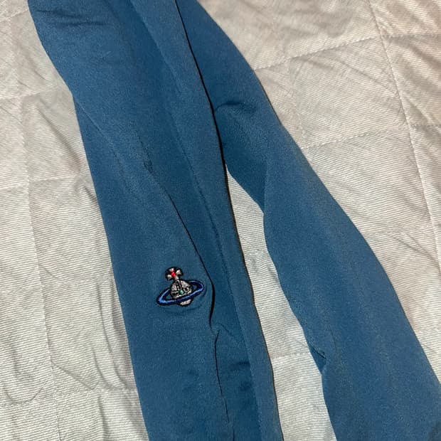 Vivienne Westwood blue green tights