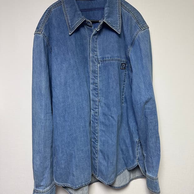 우영미 데님 셔츠 48
