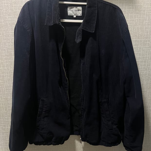 [M]칼하트 wip 메디슨 코듀로이 자켓 다크네이비