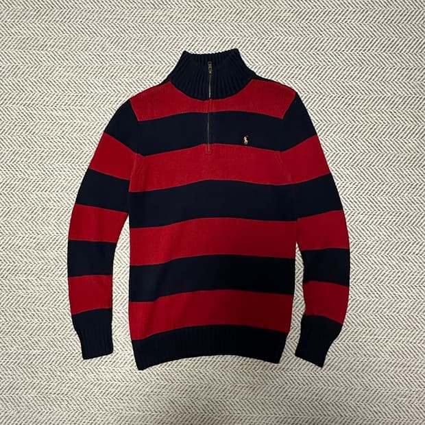 POLO RALPH LAUREN woman half zipup knit