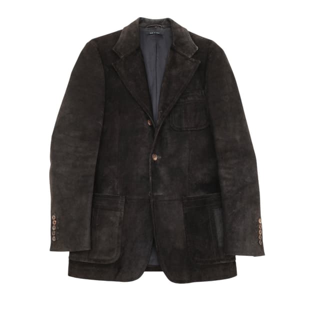 04S/S 구찌 스웨이드 쓰리버튼 자켓