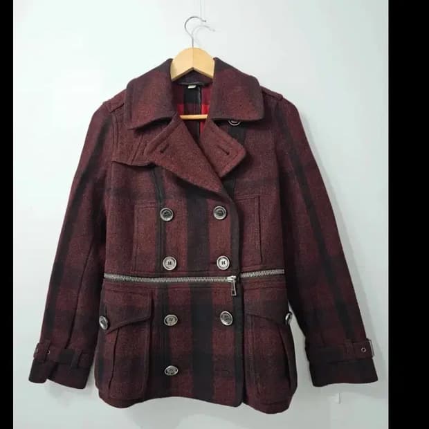 버버리 브릿 모직 자켓 코트 ~55반