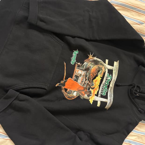 슈프림 베링턴 후드 블랙 L