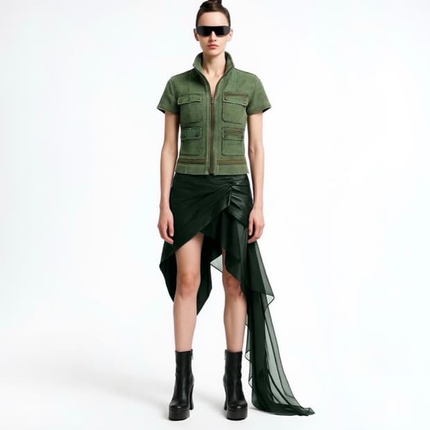 DOHO Green Utility Jacket