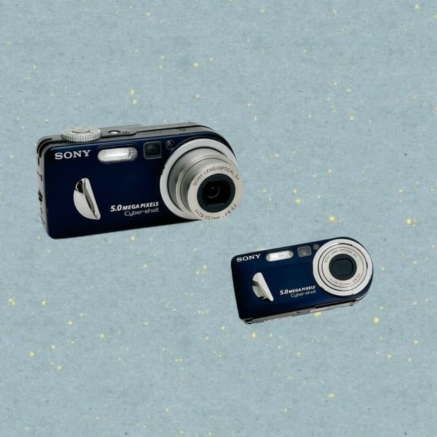 저화소!) 소니 사이버샷 p10 Cybershot 빈티지 디카