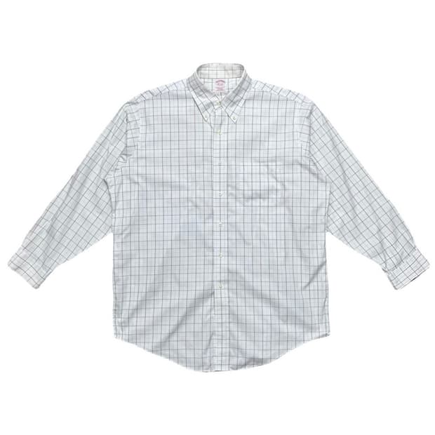 BROOKS BROTHERS 체크 셔츠 16½-33