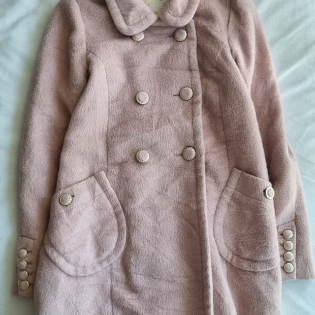 빈티지 갸루 딸기우유 코트