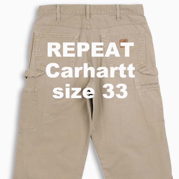 빈티지 칼하트 워크 팬츠 33 인치 CH1593301