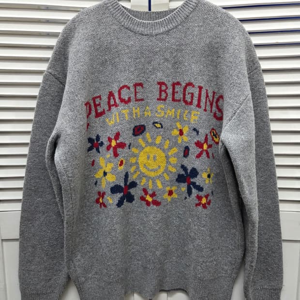 빅웨이브 피스비긴즈 니트