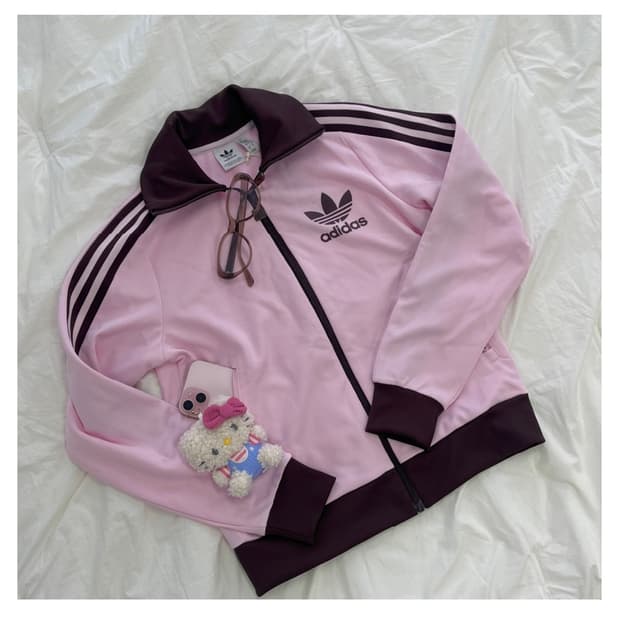 🩷희귀 대장급🩷 아디다스 베켄바우어 핑크 트랙탑 져지🩷