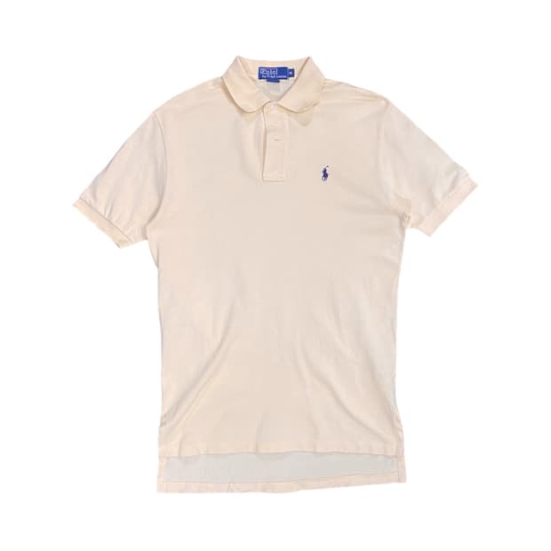 Polo Ralph Lauren 옐로우 베이직 로고 자수 반팔 티셔츠