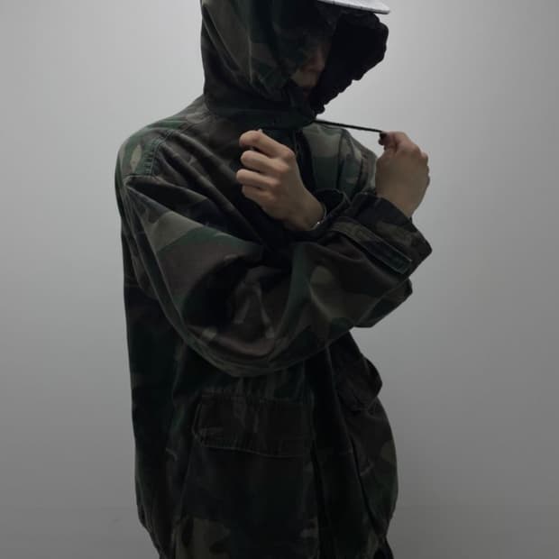 Rare 카모 후드집업