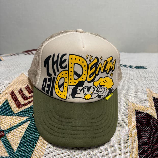 Kapital 데님 다이드 트러커캡