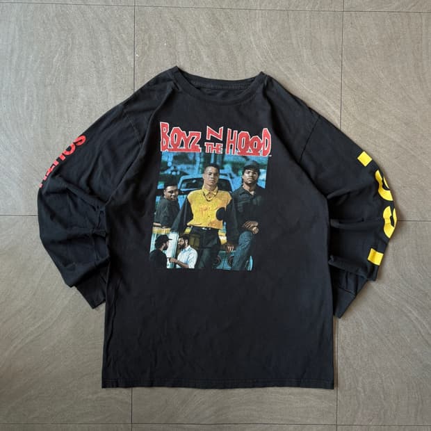 보이즈 앤 후드 롱 슬리브 긴팔티 