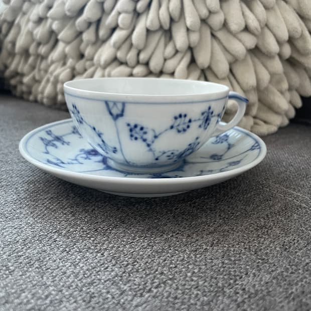 로얄 코펜하겐 블루 플루티드 플레인 찻잔